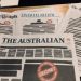 Zatamljene naslovnice u Australiji protiv ograničavanje medijskih sloboda