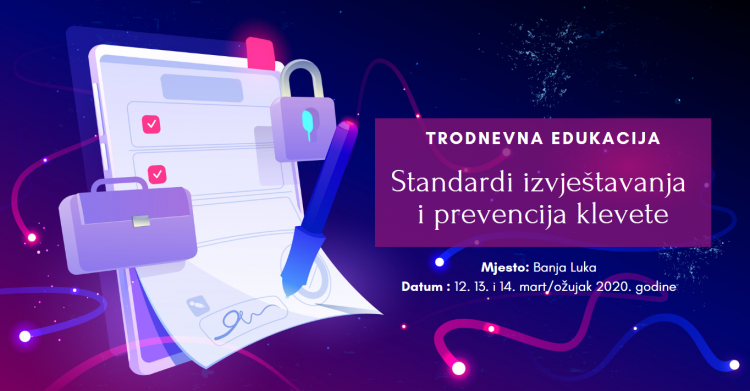 Prijavite se na edukaciju: Standardi izvještavanja i prevencija klevete