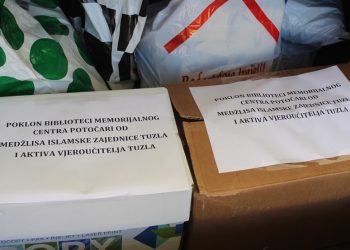 Biblioteka Memorijalnog centra Potočari dobila donaciju knjiga
