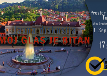 PRIJAVI SE – Javna diskusija u Tuzli: Moj glas je bitan!