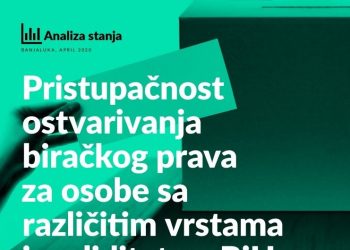Ostvarivanje biračkog prava za osobe sa invaliditetom u BiH