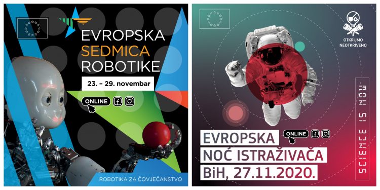 Najavljujemo: Noć istraživača BiH i Europska sedmica robotike