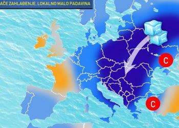 Idući dani u minusu bez većih padavina