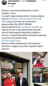 Radosna vijest za uposlenike firme Ferhatović