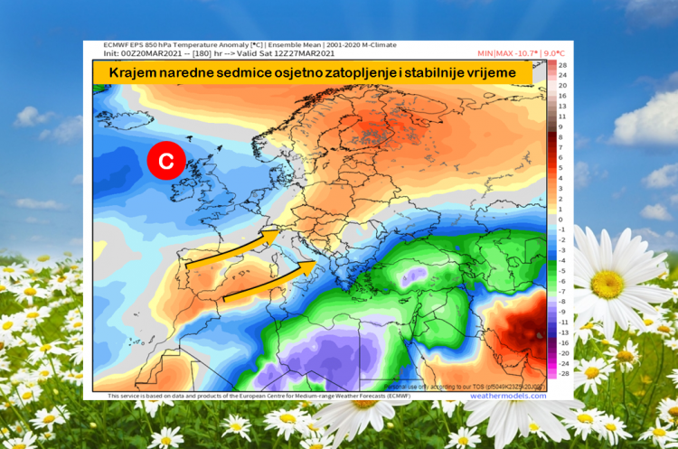 U drugoj polovini sedmice dolazi pravo proljeće