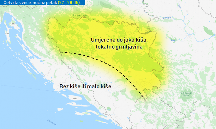 Očekuju nas niske temperature: Večeras i u noći na petak zahlađenje