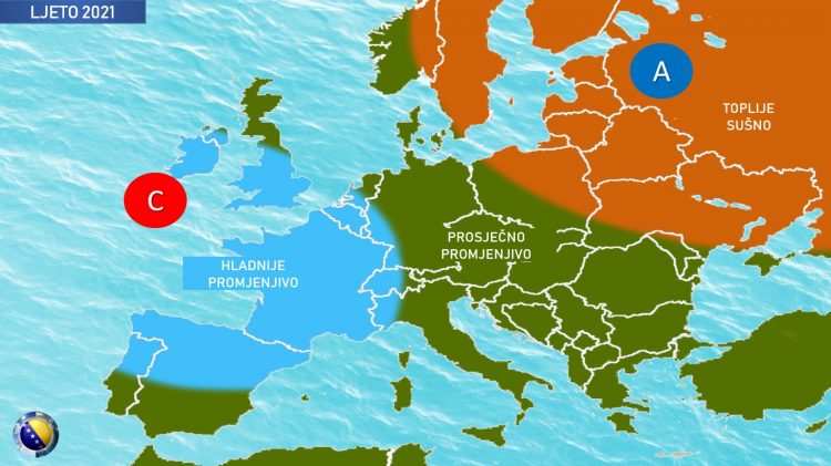 Prognoza za ljeto: Većinom nestabilno i svježe
