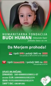 Pomozimo malenoj Merjem iz Novog Pazara