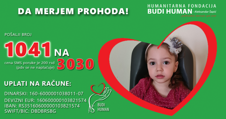 Pomozimo malenoj Merjem iz Novog Pazara