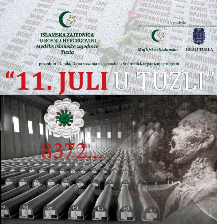 Najavljujemo: Program “11. juli u Tuzli”