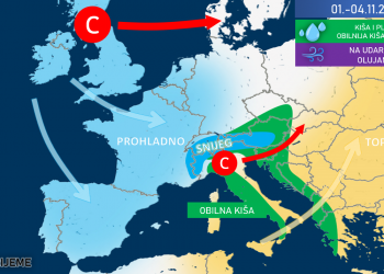Evo kako nas vrijeme očekuje početkom novembra