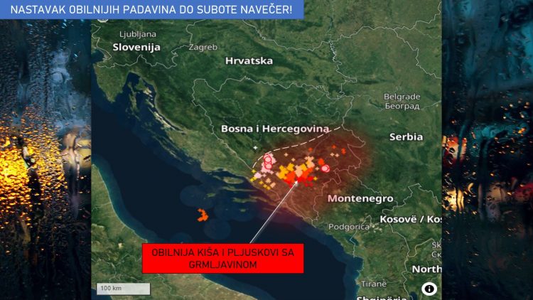 Hercegovina, jugoistočna i istočna Bosna na udaru padavina