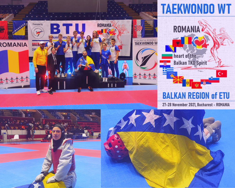 TKD Kolektiv Bosna – Najtrofejniji iz BiH na Balkanskom prvenstvu u Rumuniji