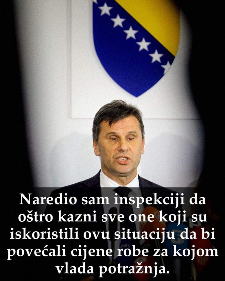 Premijer Novalić poziva građane da prijave neopravdana poskupljena