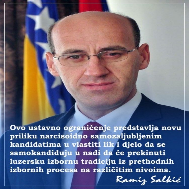 Ramiz Salkić pojasnio razlog nekandidovanja za potpredsjednika