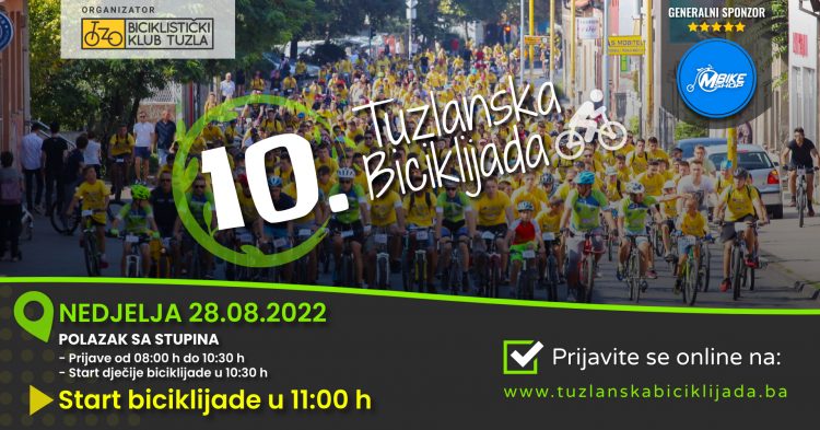 M-Bike Shop je generalni sponzor jubilarne Tuzlanske biciklijade