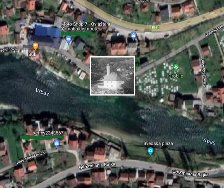 Kubad – agina ili Džamija na stijeni nalazila se iznad Vrbasa