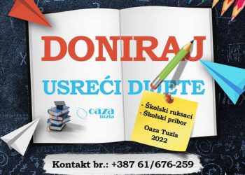 Oazina humanitarna akcija za školarce i ove godine: Doniraj – usreći dijete
