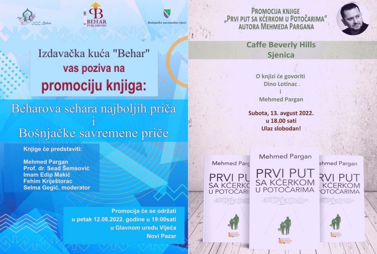 Poziv u Sandžak: Promocija tri knjige u Novom Pazaru i Sjenici