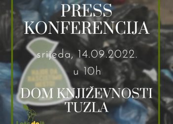 Najavljujemo u Tuzli: Press-konferencija povodom čišćenja ilegalnih deponija