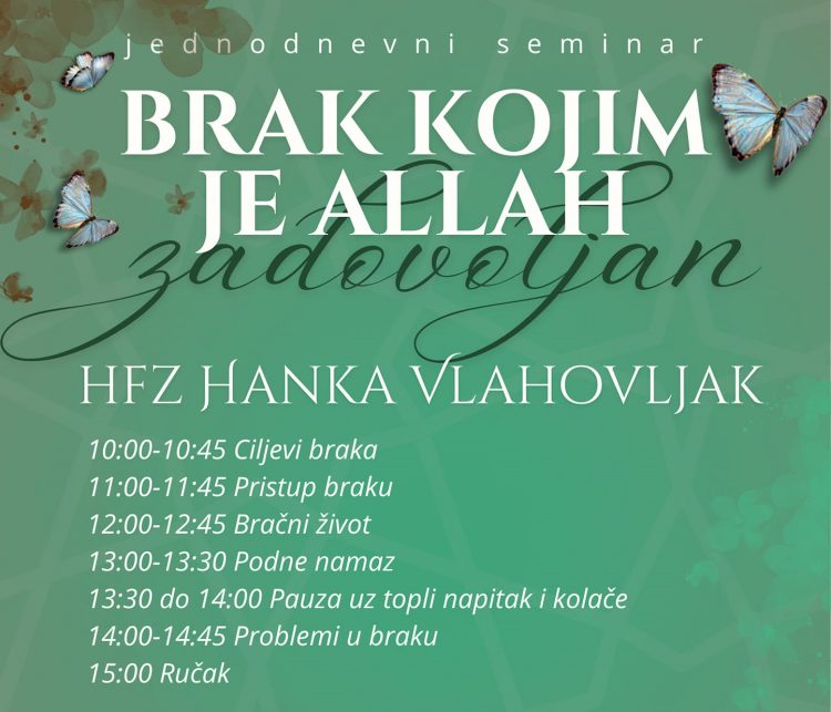 Najavljujemo u Tuzli: Seminar za žene na temu braka