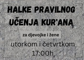 Sarajevo: Prijavite se na halke pravilnog učenja Kur’ana