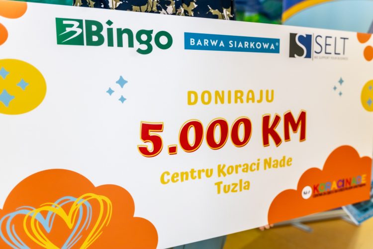 SELT BH, Bingo i Barwa kozmetika uručili donaciju Centru Koraci nade