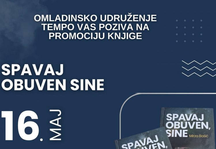 Omladinsko udruženje Tempo poziva na promociju knjige – Spavaj obuven sine