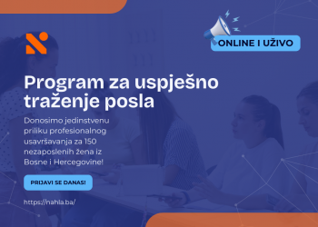 Prijavite se besplatno: Uspješan program za traženje posla