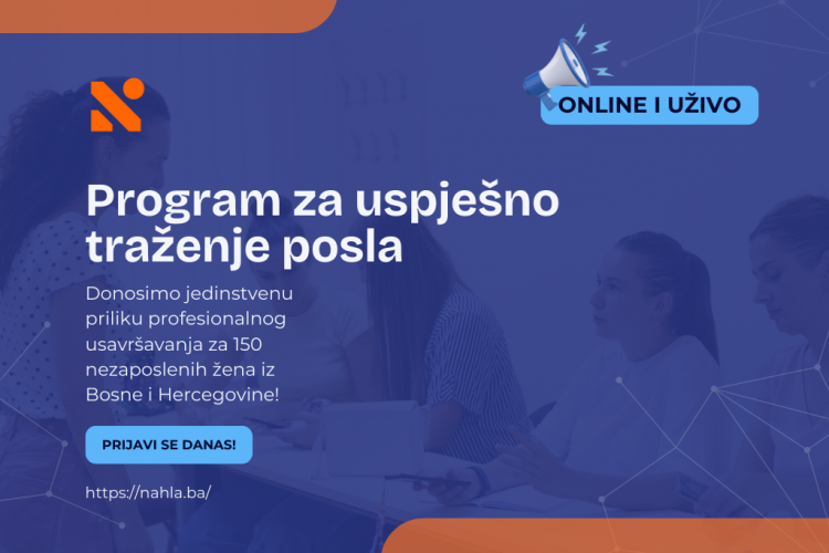 Prijavite se besplatno: Uspješan program za traženje posla